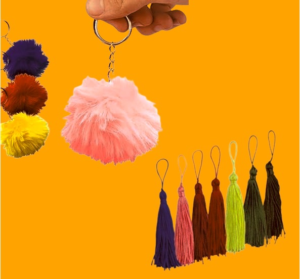 Pompom ou Tessel decorativo